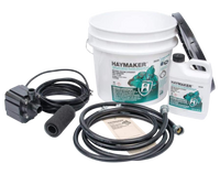 Tankless water heater system descaler kit