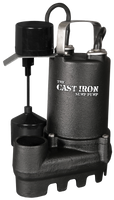 Sump pump 1/3HP, cast iron, w/built in vertical switch and 10' cord (CIS-33V)