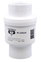 Check valve w/slip connect couplings, 1 1/2 (PSCVKS15)