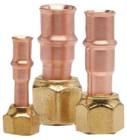RLS copper press flare coupling 1/4