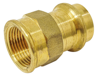 Press FIP adapter, p x fip, 3/4, brass