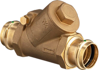 Press swing check valve 1/2