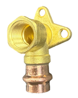 Press 90 ell drop eared p x fip, 1/2