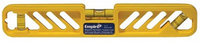 Torpedo level, sturdy die cast, colored liquid in vials, magnet and grooved, 9