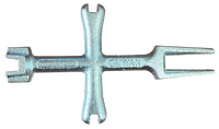 Wrench, plug removes PO plugs and tub drains (4555)