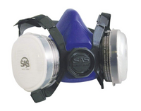 Mask band-it half respirator N95, w/adjustable head strap, replaceable cartridges
