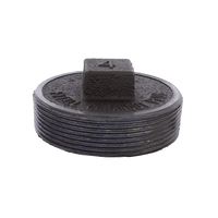 Lead Fit-All plug, 4
cast iron cored / sizes are true not iron pipe size