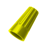 Wire connector for #18 - #10 wire, yellow (74B)