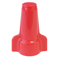 Wire connector for #18 - #10 wire, red, WINGED