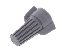 Wire connector for #14 - #8 wire, large gray (78B) WINGED