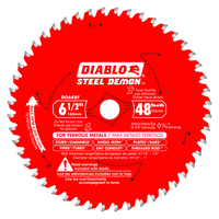 Diablo ferrous cutting circular saw blade 6 1/2 x 48 teeth per inch x 5/8 arbor