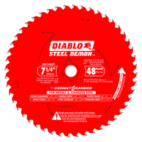 Diablo saw blade metal and stainless steel 7-1/4 x 48 teeth Demon Cermet II (Clamshell packaging)