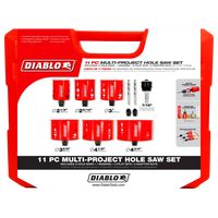 Diablo hole saw set 2 1/8 - 4 3/4  11-piece