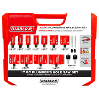 Diablo hole saw set 1 1/8 - 4 1/2  17-piece