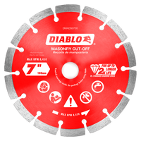 Diablo diamond segmented cut-off disc for masonry, 7