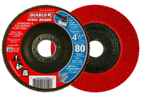 Diablo 4-1/2 Steel Demon flap disc 80 grit, type 29