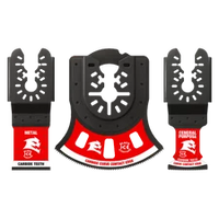 Diablo Carbide Oscillating blade set, 3 piece kit, universal fit