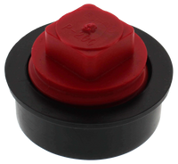 T-Cone raised head cleanout plug, 3 1/2