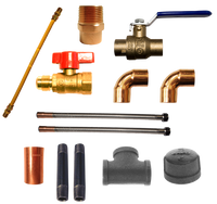 Water heater install kit (gas)