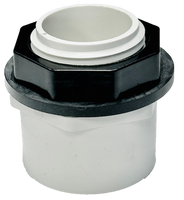 Drain pan fitting, 1 fip, for water heater pan