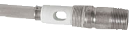 Blue Lightning anode rod for water heater, nipple type 3/4 x 3, 42 long, solid, aluminum
