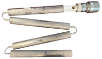 Blue Lightning anode rod for water heater, hex plug, 48 long, flexible (4 sections), magnesium 1 1/4 dia