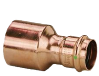 ProPress fitting reducer, ftg x p, 4 x 3, copper