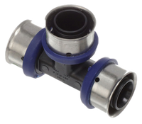 ViegaPex poly tee 3/4 x 3/4 x 1/2