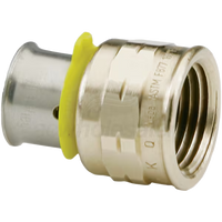 ViegaPex brass FIP adapter 3/4pex x 1/2fip