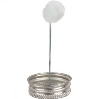Cap replacement dauber, 32oz can size, polyethylene liner, tin plated (1 1/2 - 3)