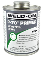 Primer clear for PVC & CPVC 16oz (1pt), removes surface dirt, softens pipe surface