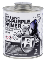 Primer un-purple 16oz (1pt) (appears clear but shows purple under UV light)