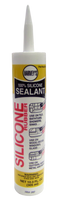Silicone (100%) RTV rubber sealant, 10.3oz (for caulking gun), CLEAR