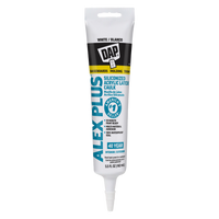 Dap ALEX PLUS all purpose acrylic latex caulk plus silicone, CLEAR