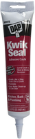 Dap KWIK SEAL kitchen and bath adhesive caulk, WHITE