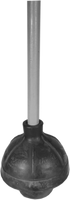 Plunger Hydro Thrust, heavy duty, designed for all types of toilets, high quality rubber, 19 handle