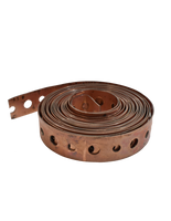 Hanger iron, copper clad 24ga, 3/4 x 10 (sold by the roll)