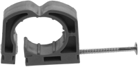 Pipe full circle clamp w/nail 3/4