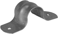 Galv pipe strap, 2 hole, 2