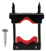 Touchdown hanger, standard, 1 bridge 1 base 2 screws 2 pipe down inserts for 1/2 - 2 pipe