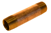 Brass nipple 3/4 x 6