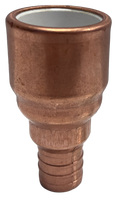 Crimp straight adapter PVC x PEX, 3/4