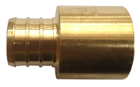 Qestpex brass female sweat adapter, 3/4 barb x sweat