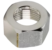 Compression nut 5/8 Chrome Plated