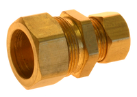 Compression reducing union 3/8 x 1/4