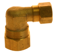 Compression reducing 90 elbow 3/8 x 1/4