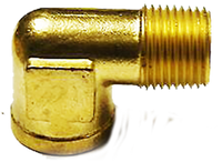 Brass forged 90 street elbow 1/2