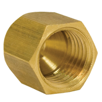 Brass flare cap 1/4