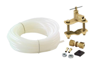 Ice maker kit, plastic tubing (25) and saddle valve w/fittings