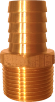 Brass fitting, 3/4barb x 3/4mip
